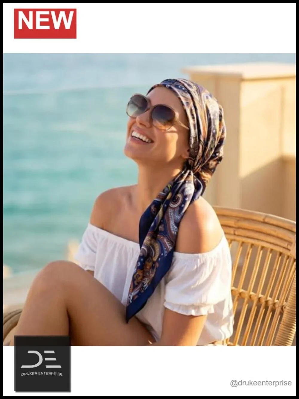 Large Paisley Silky Satin Square Head Scarf, Lightweight Soft Breathable